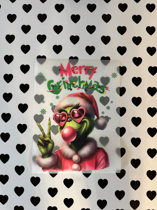 "Bubble gum grinch"