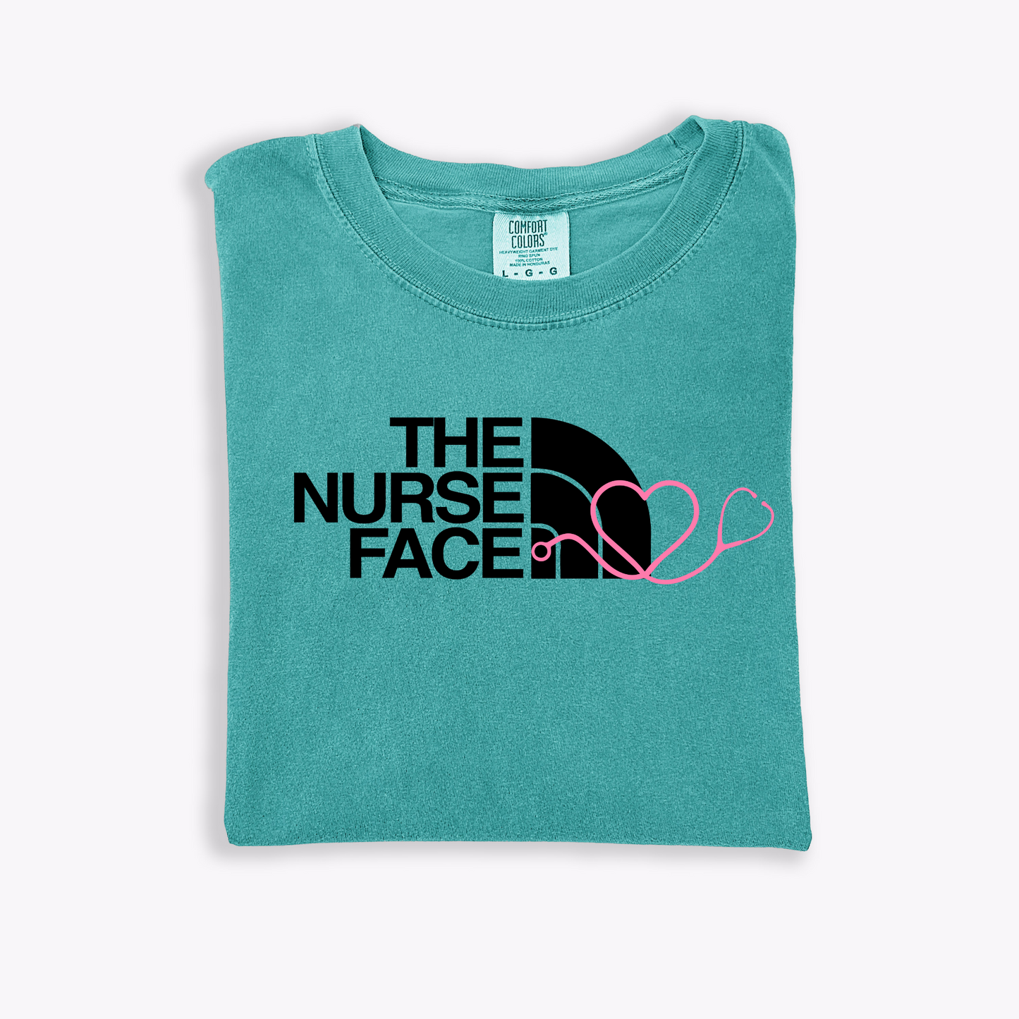 "Nurse Face w/ stethoscope"